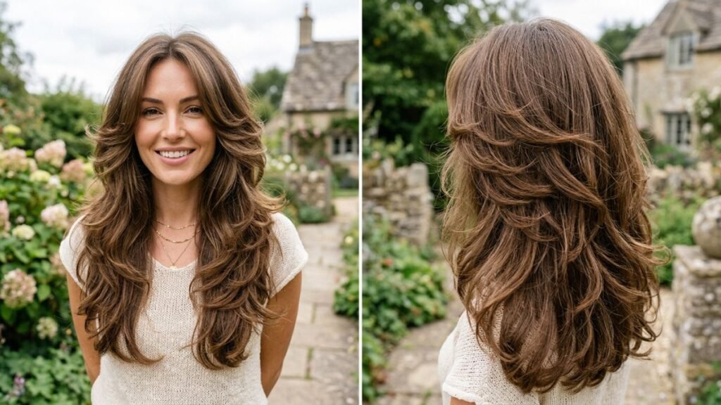 butterfly haircut for thick hair