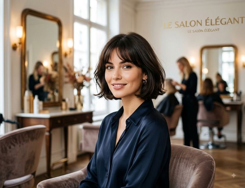 French bob haircut for women