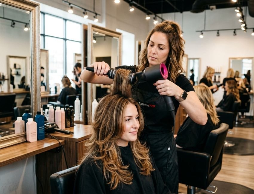 how to style a butterfly haircut for thick hair