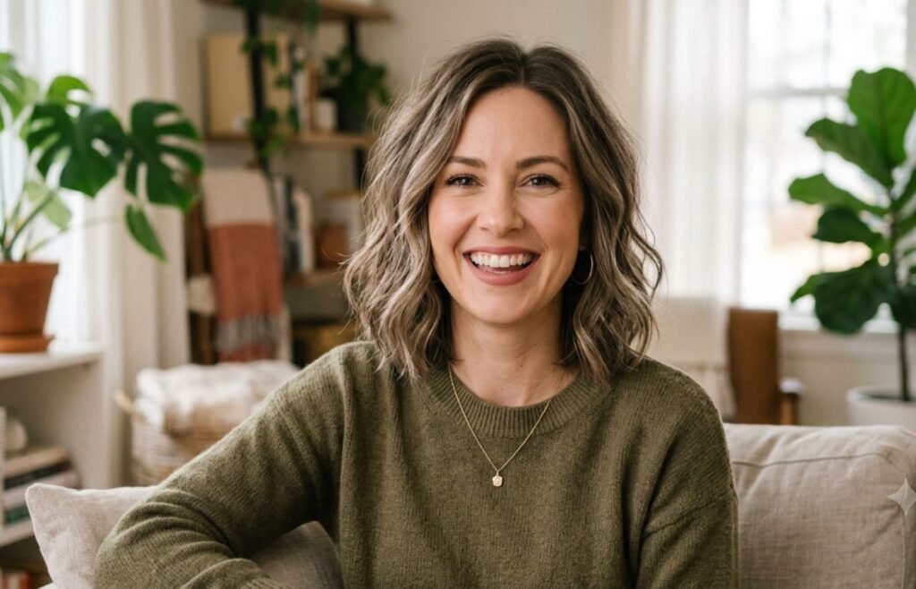 Layered bob hairstyle for thin hair