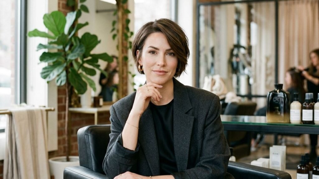 low maintenance short hair style for women