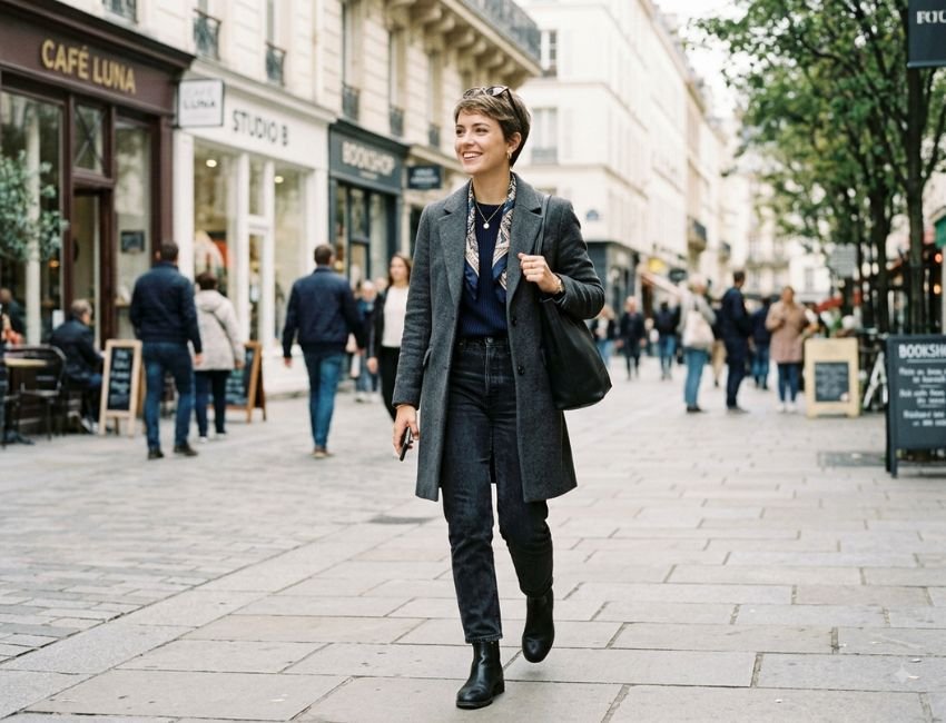 modern short haircut style for women