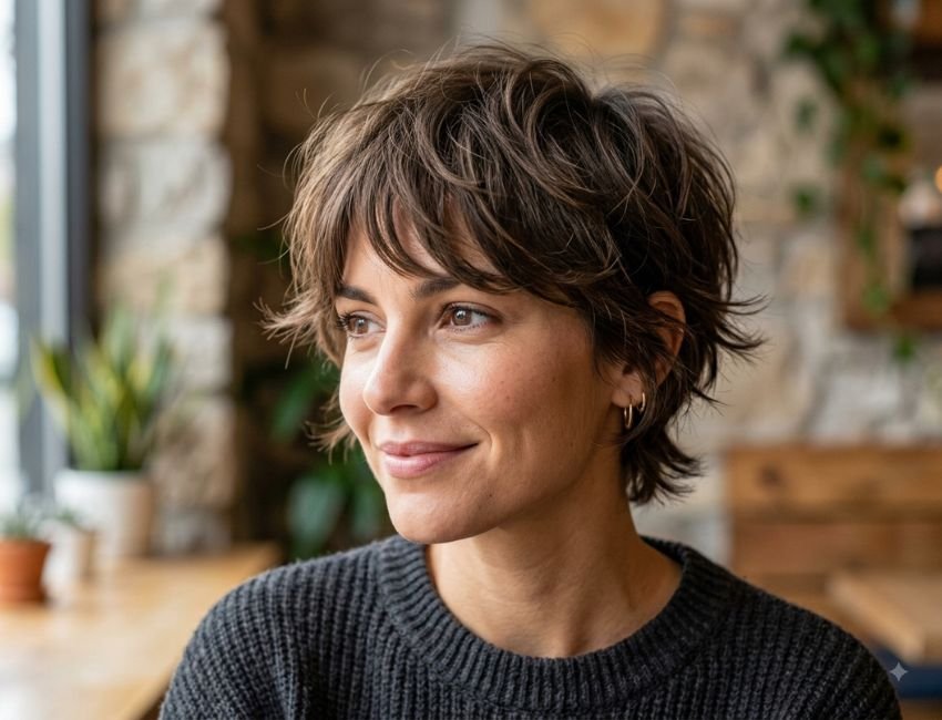 soft pixie cut for women