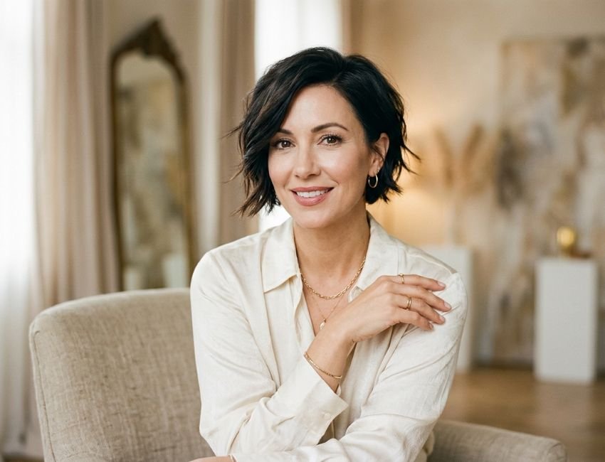 stylish easy to maintain short haircut for women