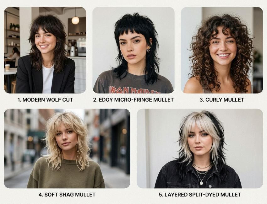 Trendy mullet hairstyles for women in 2026