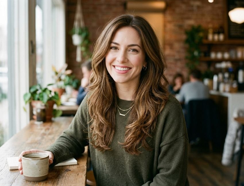 shoulder length hairstyles for thick hair with soft layers