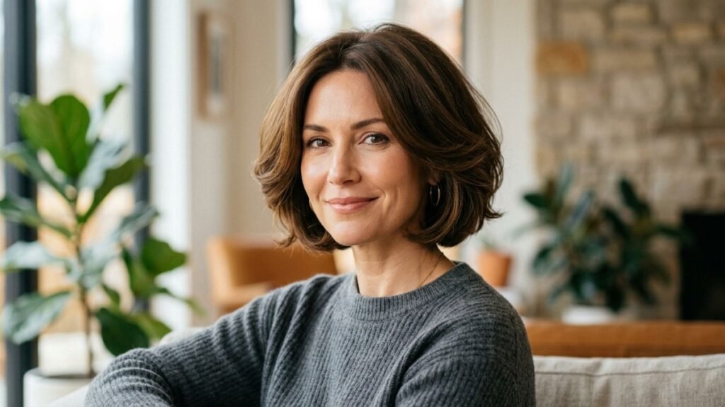 chin length bob for fine hair