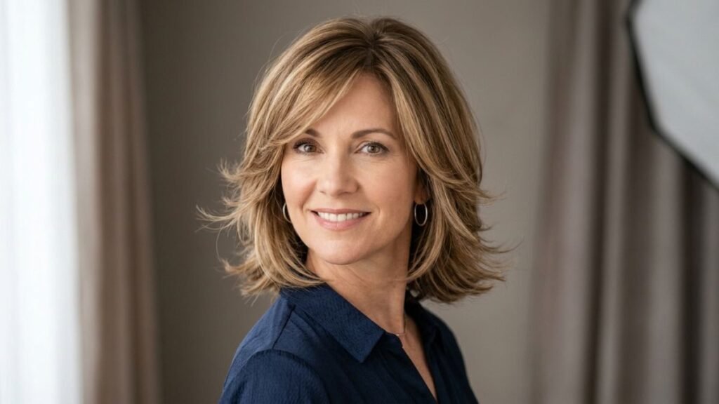 feathered haircut for fine hair with soft volume